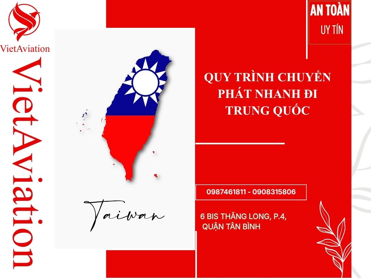 Quy trình chuyển phát nhanh đi Trung Quốc