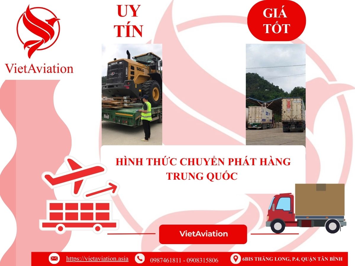 Hình thức chuyển phát hàng Trung Quốc 