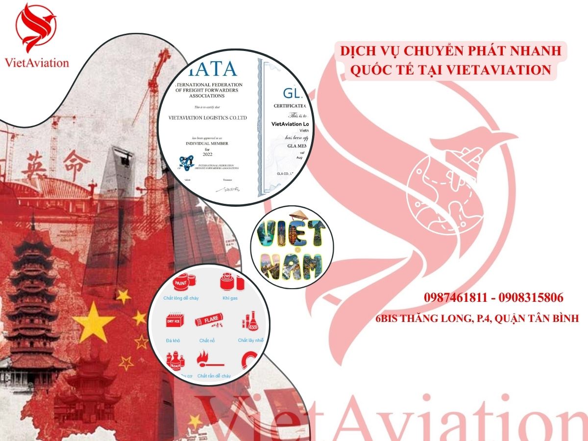 Dịch vụ chuyển phát nhanh quốc tế tại VietAviation