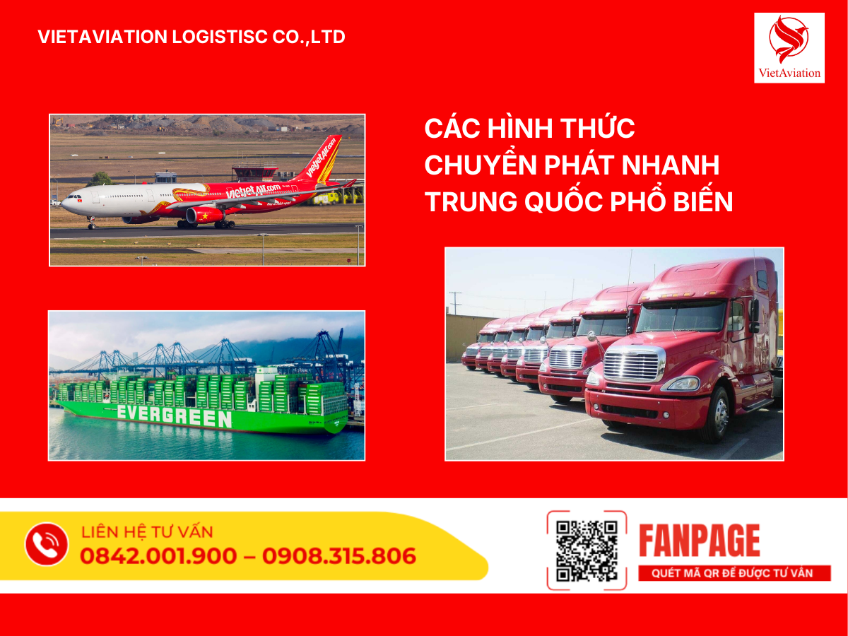 Các hình thức chuyển phát nhanh Trung Quốc phổ biến