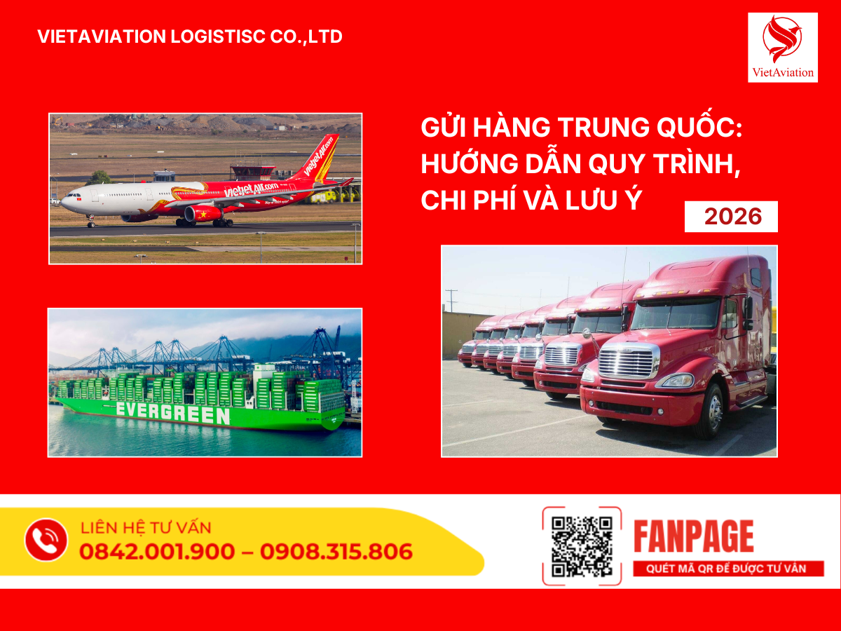 Gửi Hàng Trung Quốc: Quy Trình, Chi Phí Và Lưu Ý 2026