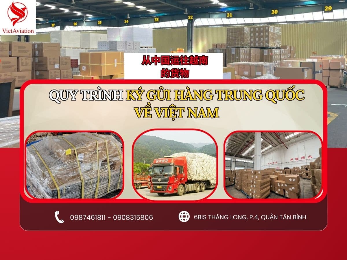 Quy trình nhập hàng china tại VietAviation mới nhất hiện nay
