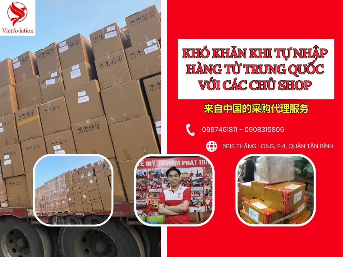 Khó khăn khi tự nhập hàng Trung Quốc về bán