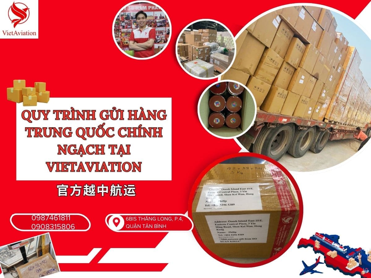 Quy trình vận chuyển hàng từ Việt Nam sang Trung Quốc mới nhất