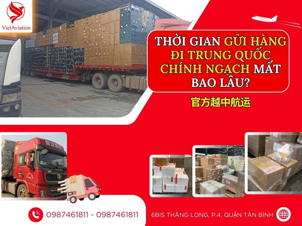 Vận chuyển Việt Trung chính ngạch mất bao lâu?