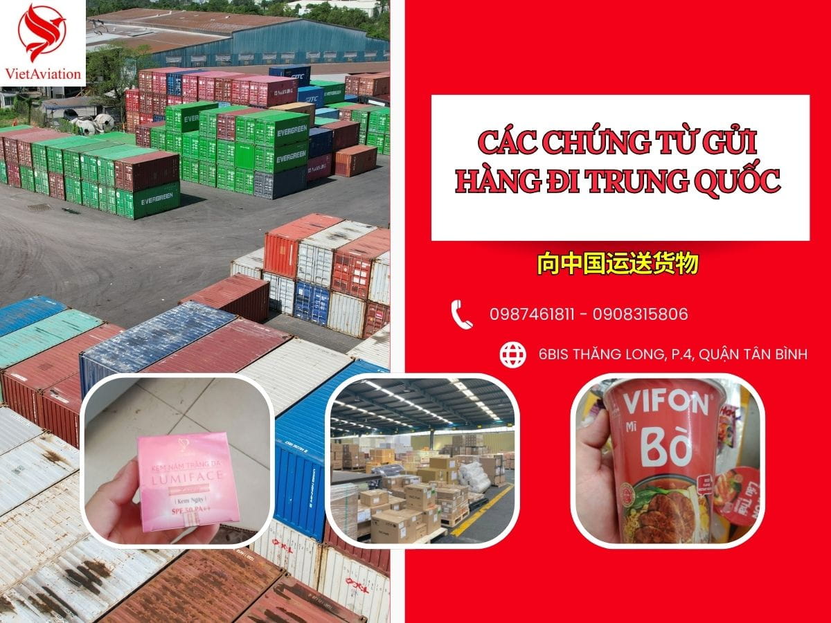 Các chứng từ vận chuyển hàng đi Trung Quốc hiện nay