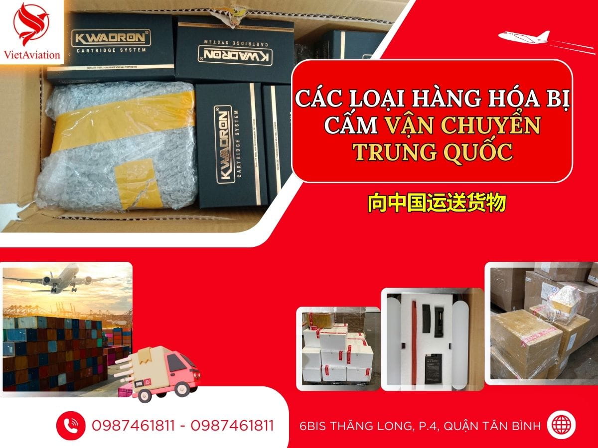 Các loại hàng được phép gửi sang Trung Quốc