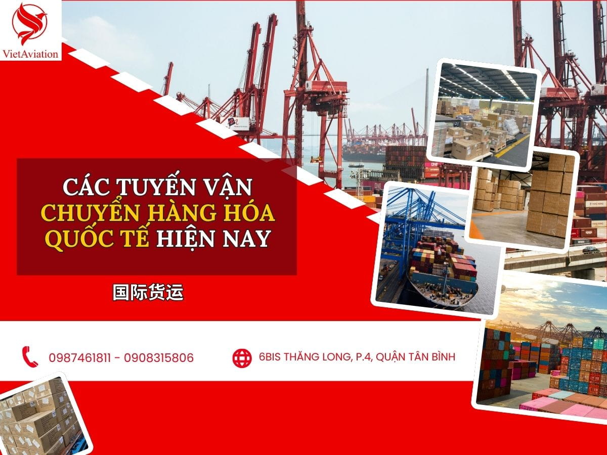Các tuyến chuyển phát nhanh quốc tế phổ biến tại Việt Nam