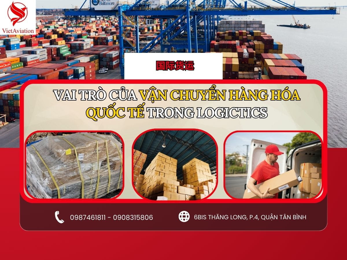 Vận chuyển hàng hóa quốc tế có vai trò thế nào đến logictics 2026