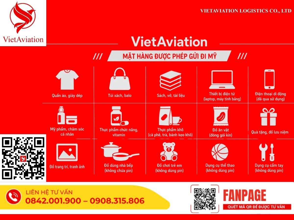 Vận chuyển hàng đi Mỹ